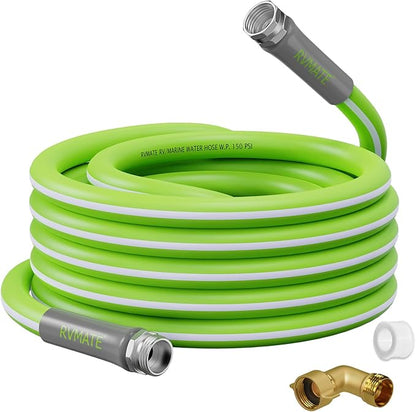 RVMATE RV Water Hose 35FT, 5/8” Inner Diameter Drinking Water Hose Lead-free, No Leaking Garden Hose For RV/Trailer/Camping, RV Accessories