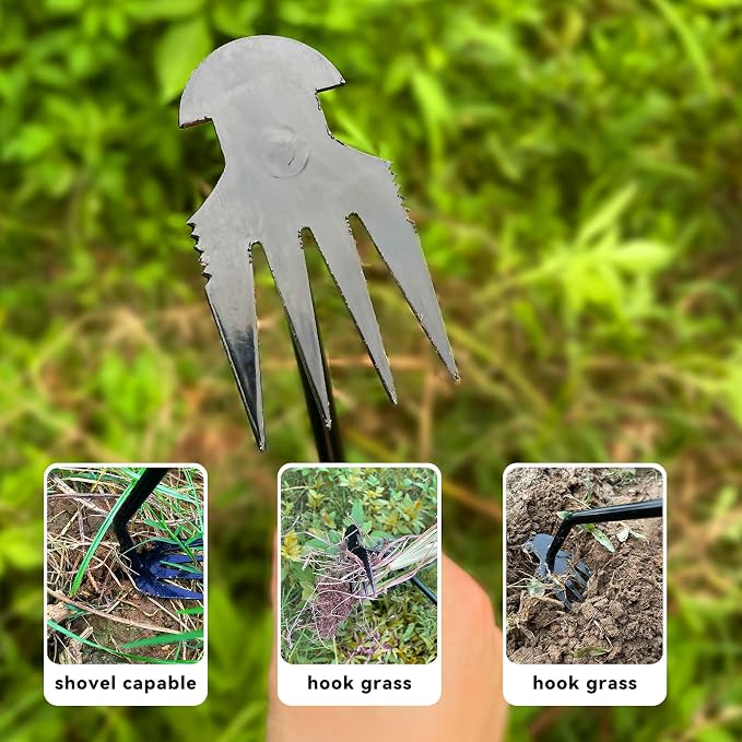 Weed Puller Tool,Portable Garden Hand Tool for Weed Removal,2026 New Garden Weeder Tool Stainless Steel Hand Weeder Tool,Tools for Vegetable Gardening Backyard Farm Planting & Weeding