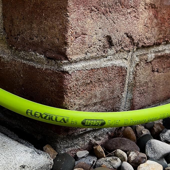 Flexzilla Pressure Washer Replacement Hose, 5/16 in. x 50 ft., 3100 PSI, M22 Fittings, No-Kink, Lightweight, ZillaGreen