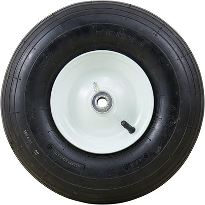 Marathon 4.00-6" Pneumatic (Air Filled) Tire on Wheel, 3" Hub, 5/8" Bearings