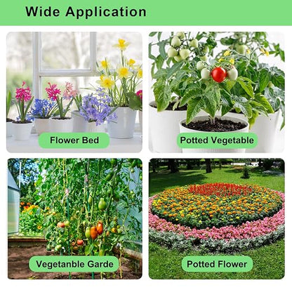 250FT Drip Irrigation System for Garden - 50FT 1/2" Main Tube & 200FT 1/4" Branch Tubing, Brass Splitter, Quick Connect Design, Perfect for Outdoor Plants, Raised Beds, Greenhouses