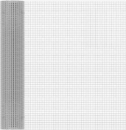 16in x 100ft 19 Gauge Hardware Cloth 1/2 Inch Mesh Roll - Galvanized Chicken Wire Fencing for Garden Fence, Poultry Netting, Gopher Barrier, Animal Cage Screen, Chicken Wire Craft Projects