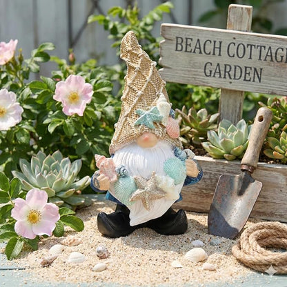 Leekung Garden Gnomes Statues - Outdoor Funny Garden Decor - Ocean Gnomes for Indoor/Outdoor, Beach, Patio, Lawn, Yard, Porch, Bookshelf Gifts
