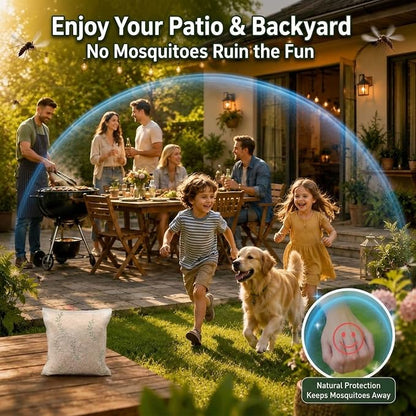Mosquito Repellent Pouches Indoor Home Outdoor Patio, 60 Days Long-Lasting, Mosquito Repellent Bags for Yard, Garage, Bedroom, Fresh Mint Scent, Non Toxic, Kid & Pet Safe, Covers 120 sq ft, 10 Pack