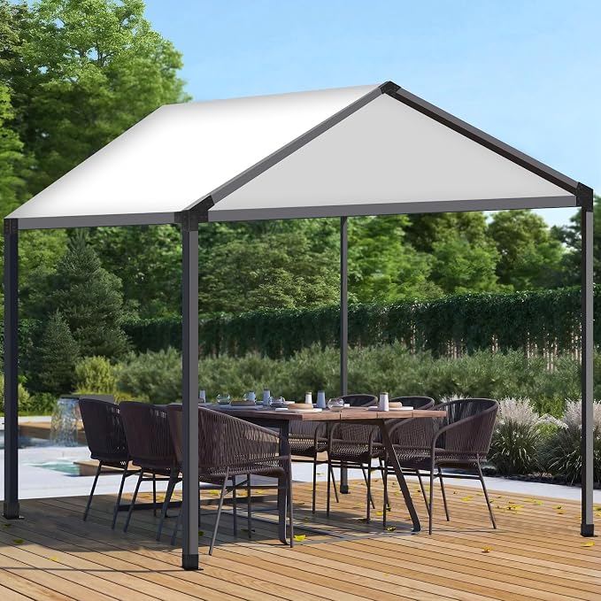 30° Slanted Pergola Whole-Set Kit for 4" x 4" Wood Pergola | Easy to Install, Weather - Resistant Bracket Kit for Carports, Gardens & More (14 Pcs)