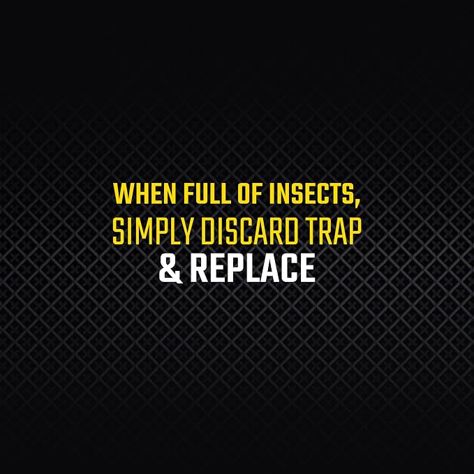 Black Flag Fly Paper 4 Traps, Catches All Flying Insects, 24 Pack