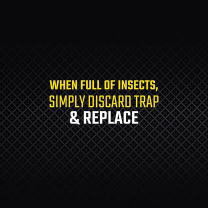 Black Flag Fly Paper 4 Traps, Catches All Flying Insects, 24 Pack