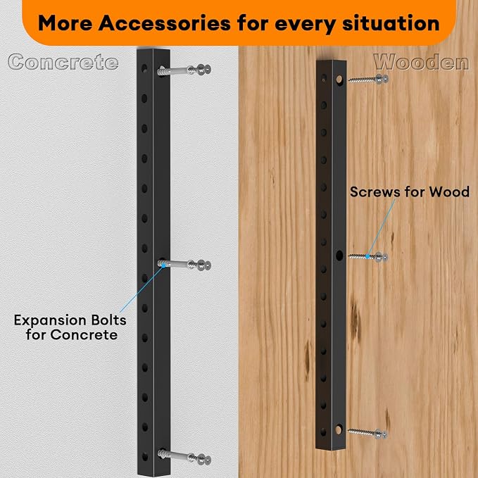 Lumber Storage Rack Wall Mount - Wood Storage Racks Heavy Duty Metal Shelf Wall Mount Wood Organizer Racks for Shed, Workshop, Garage, Basement, Wall Storage Racks - Indoor & Outdoor Use, 690 LBS Load