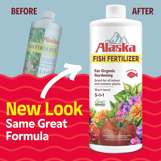 Alaska 100545841 Fish Fertilizer 5-1-1 32 OZ (6 Pack)