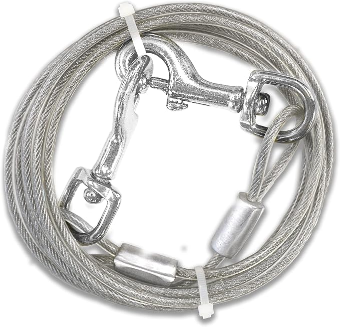Four Paws Heavy Weight Trolley Exerciser Silver 50 Feet