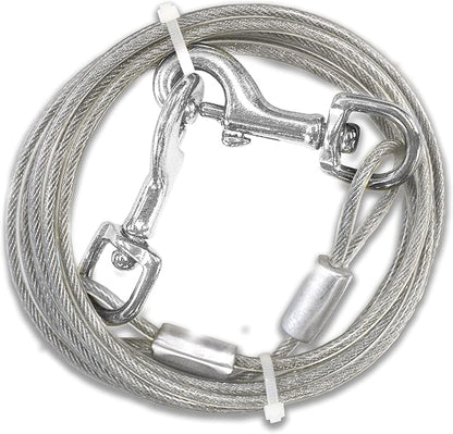 Four Paws Heavy Weight Trolley Exerciser Silver 50 Feet