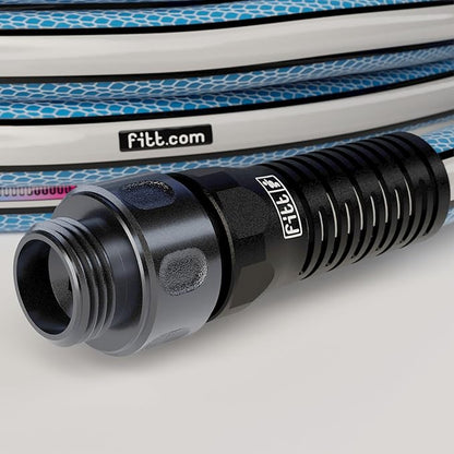 FITT Aquamaster 5/8’’ 25ft, high performance flexible Garden Hose for intensive Use. Kink-proof