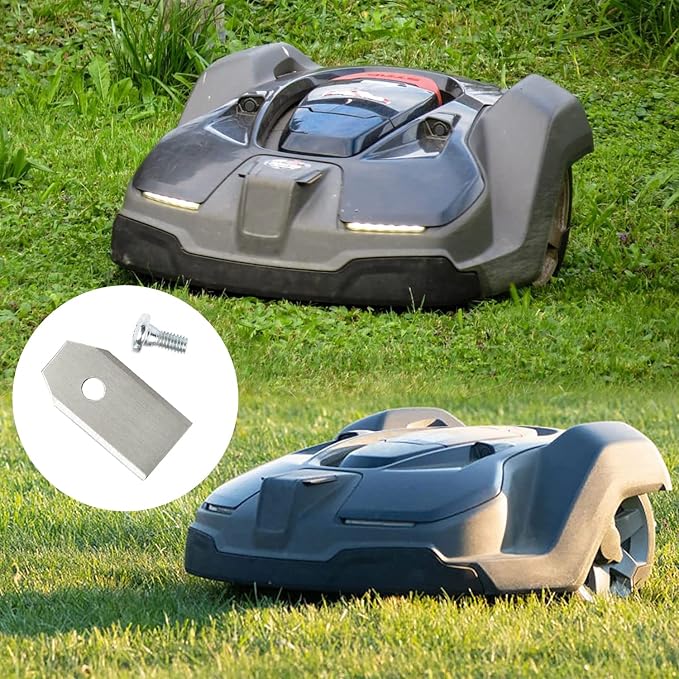 (30Pack Blade Kit with Screws) Replacement Robotic Lawn Mower Cutting Blade for All Husqvarna Automower,Gardena McCulloch Robotic Lawnmower Mowing Lawn Mower Robot (Original)