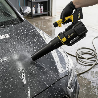 GarveeTech Electric Leaf Blower, 650CFM & 200MPH | Cordless Leaf Blower with 4.0Ah Battery, Lightweight Battery Blowers for Lawn, Patio, Yard, Garden, Outdoor