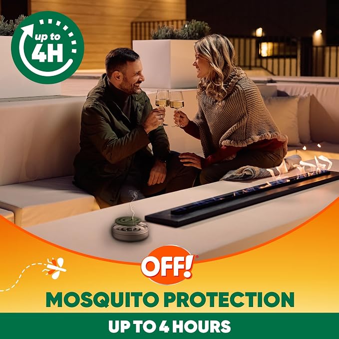 OFF! Backyard Mosquito Repellent Coil Refills, Perfect for Outdoor Patios Country Fresh Scent, 6 Count