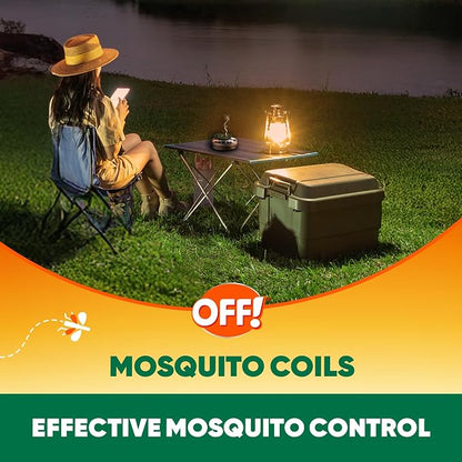 OFF! Backyard Mosquito Repellent Coil Refills, Perfect for Outdoor Patios Country Fresh Scent, 6 Count (Pack of 2)