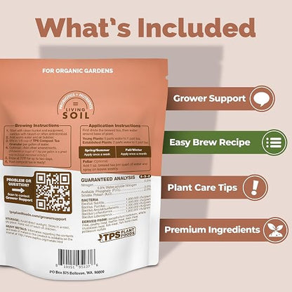 Compost Tea Starter – Granular Microbial Blend for Faster Brewing, Stronger Microbes & Richer Compost, 6 oz