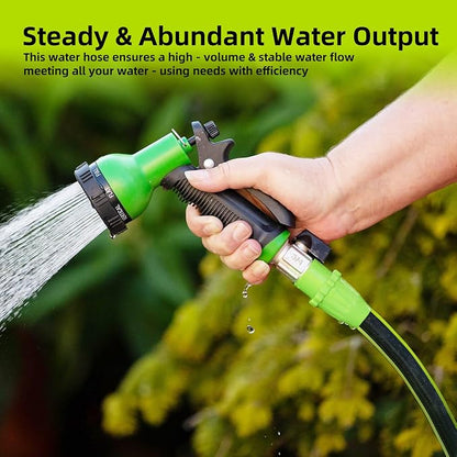 Worth Garden Hose 3/4 in. x 25 ft. - Heavy Duty Lightweight PVC Water Hose - Flexible, No Kink, Leakproof, Male to Female Fittings - 200PSI Work & 500PSI Burst, for Lawn, Gardening & Commercial Use