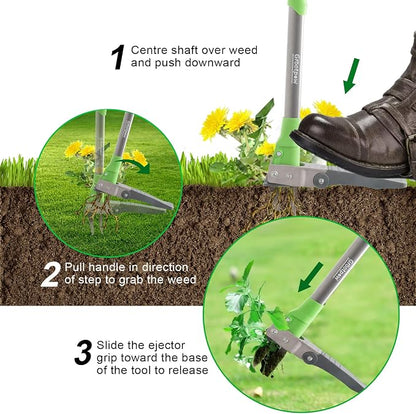 Grootpow Weed Puller + Hand Weeder - Bundle Stand Up Weed Puller & Hand Weeder Tool for The Easiest & Most Effective Weed Removal
