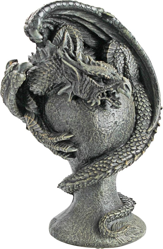 Design Toscano JE1121520 Mystic Dragon Avenger Statue,greystone