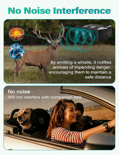 Elook Upgraded Deer Whistles for Car,Three-Horn,6 Pack | Save Deer Horn,for Vehicles,Trunks,Motorcycle,Patented Product