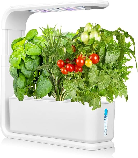 TerraSol 3-Pod Smart Indoor Garden Hydroponic Growing System with LED Grow Light – Countertop Herb Garden Kit for Kitchen – Automatic Water Circulation Indoor Planter for Herbs, Vegetables & Flowers