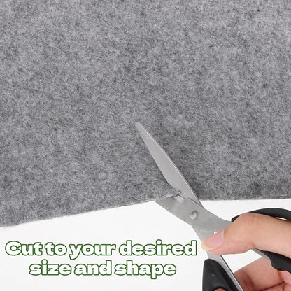 6.6 x 4 FT Outdoor Storage Shed Mat Waterproof Storage Shed Flooring Mat Thickened Soft Patio Furniture Pad Washable with Non Slip Backing Warehouse Not Included, Gray