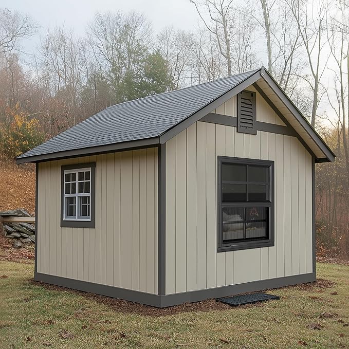 2 Pack Shed Windows 30" W x 36" H Flush Mount, Black Household Windows for Playhouses, Barns, Chicken Coop
