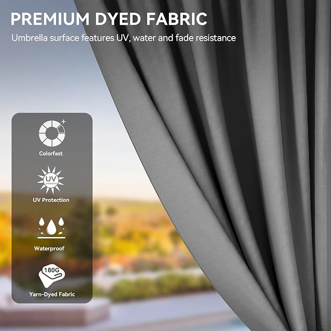 YITAHOME 12x12ft Hardtop Gazebo with Nettings and Curtains | Heavy Duty Double Roof Galvanized Steel Outdoor Combined of Vertical Stripes Roof for Patio, Backyard, Deck, Lawns, Gray