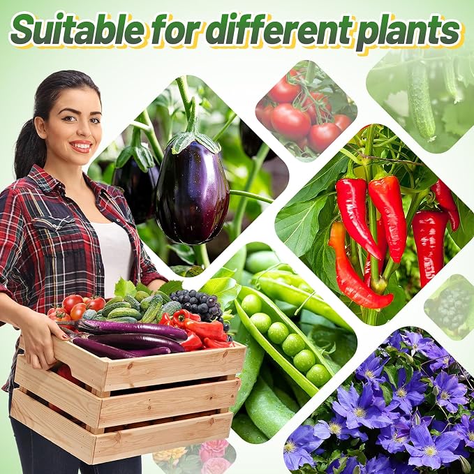 ANPHSIN Sturdy Triangle Tomato Cage with Movable 10 Gal Grow Bags - 3 Sets 47'' Plants Garden Trellis Planters, Support for Indoor Outdoor Beans, Peppers, Eggplants, Climbing Vegetables
