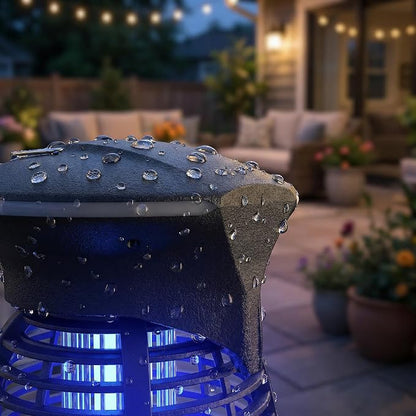 Electric Bug Zapper Outdoor, 4200V Mosquito Zapper with 20W UV Light, Plug-in Insect Killer with Removable Tray, Hanging Fly Trap for Patio, Porch, Backyard, Garage and Indoor Use