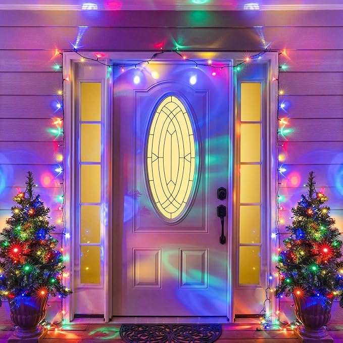JMEXSUSS 2 Pack Solar Christmas Lights, Total 400 LED 151FT, Multi-Colored | Christmas Lights Outdoor Waterproof, 8 Modes Solar String Lights for Outside Patio Yard Christmas Tree Xmas Decorations