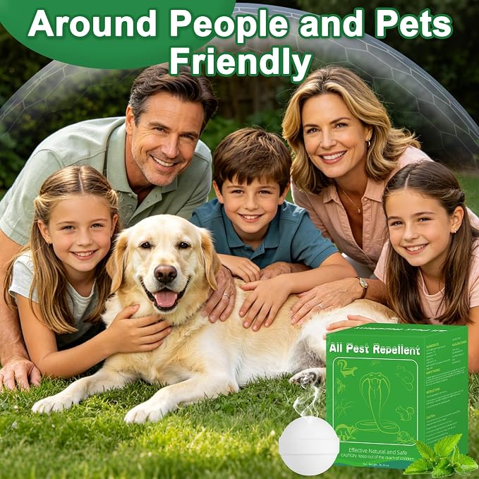 24Pack Skunk & Raccoon Repellent Outdoor - Natural Animal Deterrent for Yard, Garden, Trash Cans, Attic, Patio, Garage, Long Lasting Outdoor Repellent