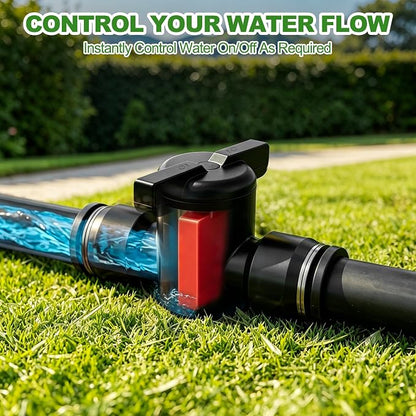 40PCS 5/16" Drip Irrigation Fittings, Quick Connect Drip System Parts | Drip Irrigation Connector Kits, Straight, Tee, Elbow, Cross Connectors, Valves and End Caps, DIY Garden Sprinkler System