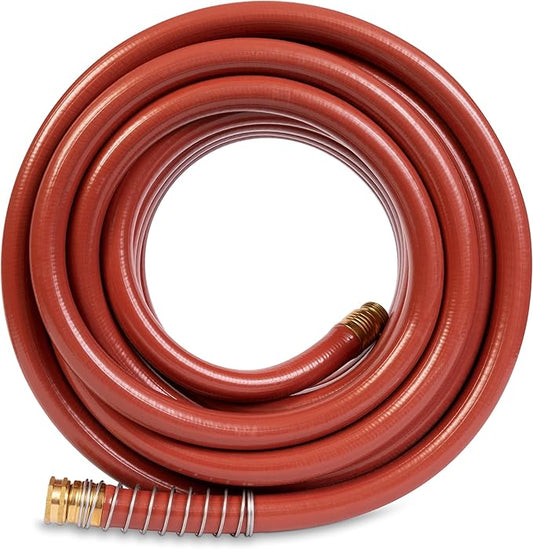 Gilmour Pro Commercial 3/4" x 50' Heavy Duty Water Hose, Durable and Kink Resistant 50 ft Garden Hose | 400 PSI Heavy Duty Commercial Hose, Kink Resistant, Brass Fittings, Made in USA