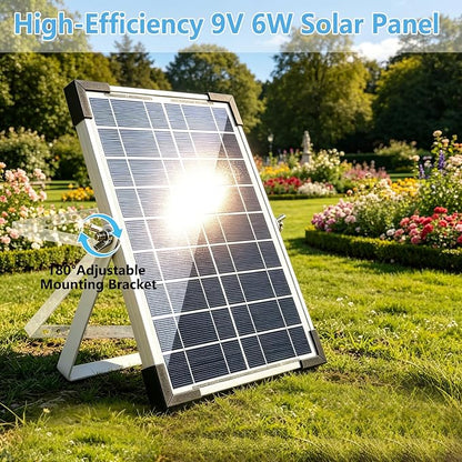 Yeomi 6W Solar Fountain Pump, 3-Tier Waterfall Solar Water Fountain