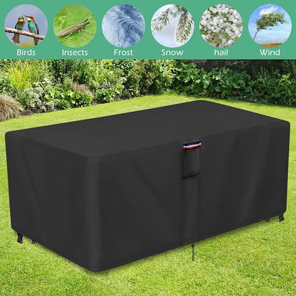 6x3 FT Raised Garden Bed Cover - Heavy Duty Frost Cover for Outdoor Winter Frost Cold Weather Plant Freeze Protection Covers, Black 73" x 37" x 25"