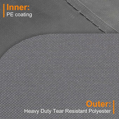 NettyPro Rolling Cushion Storage Bags with Wheel and Handle, Outdoor Patio Large Storage Container for Furniture Pillow Christmas Tree 9 Ft, 65 x 20 x 28 Inch, Grey