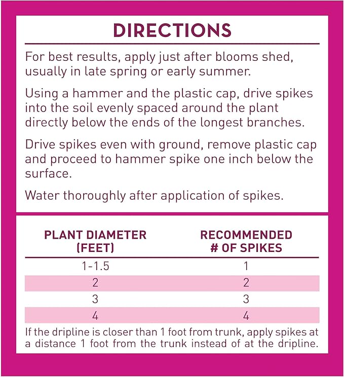 Jobe’s Garden Fertilizer Spikes, Organic Fertilizer for Azaleas, Camellias, Rhododendrons, and Other Acid Loving Plants, 10 Spikes (Pack of 12)