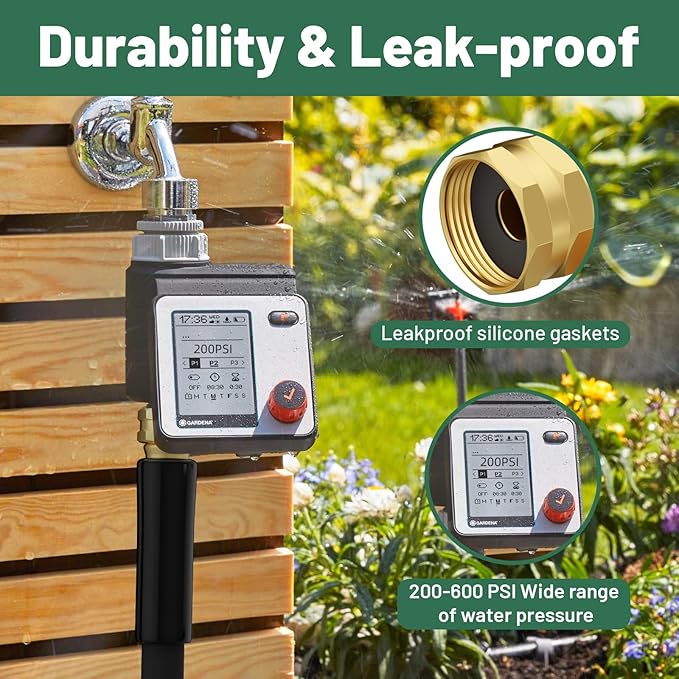 Beitopamz Short Garden Hose 3 ft x 5/8 in Male to Female Heavy Duty Small Water Hose Extender Connector, Lightweight Rubber Hybrid Leader Hose, Leak-Free Connections, 3/4'' Brass Fittings, Black