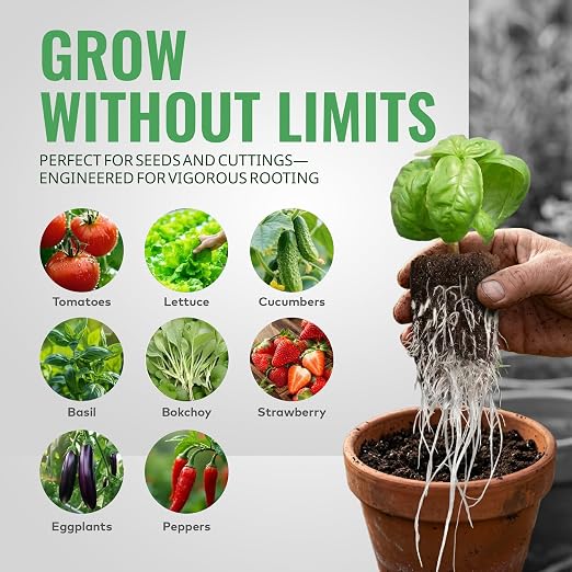 General Hydroponics Rapid Rooter, Starter Plug for Seeds or Cuttings, Great for Soil or Hydroponics Growing System, 100 Plugs