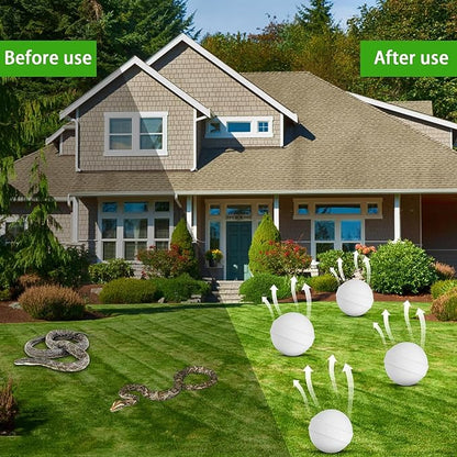 36 Pack Snake Repellent for Yard Powerful, Keep Snake Away Repellent for Outdoor Garden Indoor Lawn, Moth Balls for Snake Rattlesnake Repellent, Pet Safe