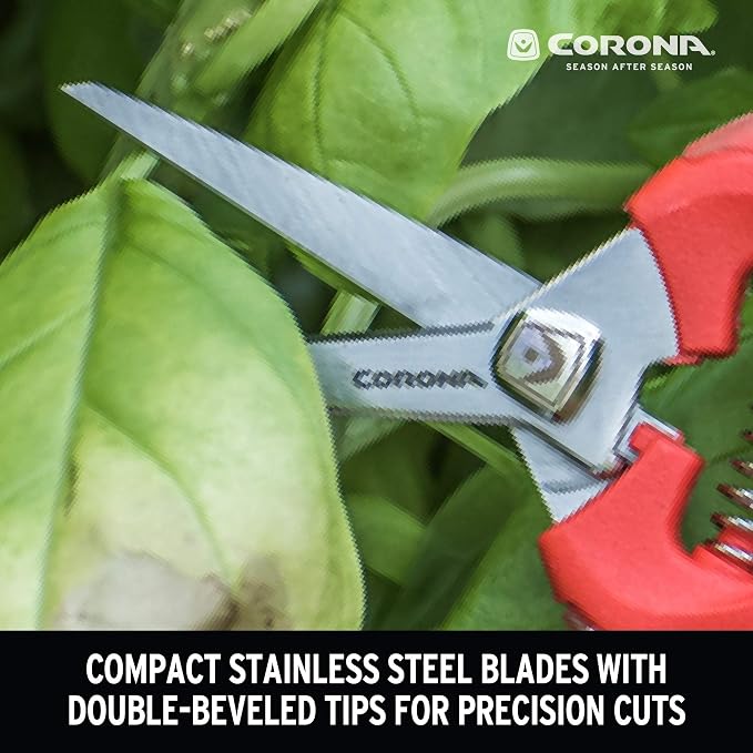 Corona FS 3214D ComfortGEL Leaf & Stem Micro Snips, Orange (Pack of 6)
