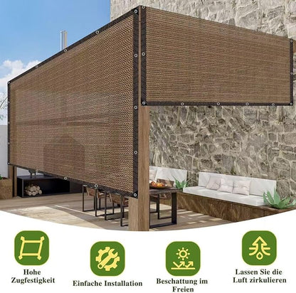 Shade Cloth,80% Sunblock Net with Metal Grommets and Reinforced Edges,Garden Sun Shade Netting,Used in Courtyards,Balconies,Carports,Greenhouse, Plants Growing,Chicken Coop Patios etc.10x20FT