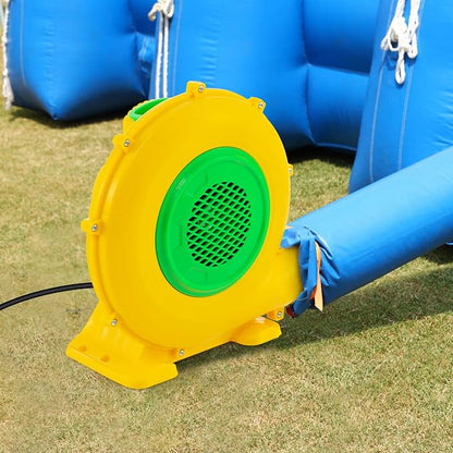 HONEY JOY Air Blower, 680W 0.9HP Bounce House Blower, Commercial Electric Pump Fan for Inflatable Water Slides & Bouncy Castle, 2340pa Air Blower for Inflatables (680Watt 0.9HP)
