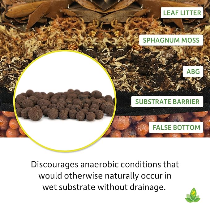 Josh's Frogs False Bottom - LECA Expanded Clay Pebbles (4 Quarts)