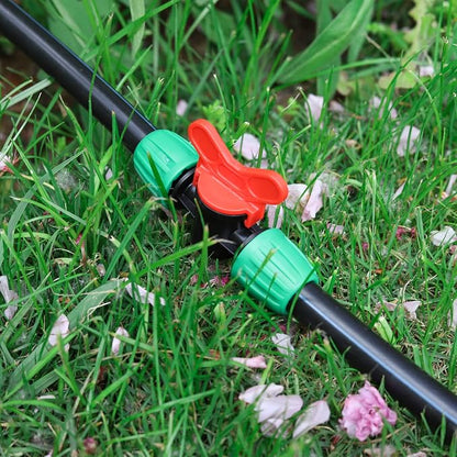 5 Pcs 1/2 Inch Drip Irrigation Switch Valve 1/2" Drip Irrigation Shut Off Valve Drip Irrigation Fittings Irrigation Valve for Drip System for Garden Water Flow Control