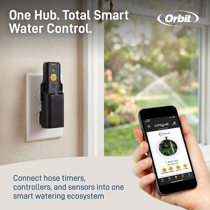 Orbit 21027 B-hyve Gen 2 Wi-Fi Hub, Gray