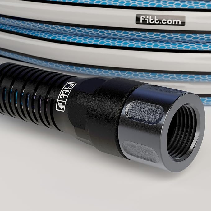 FITT Aquamaster 5/8" 50ft, high performance flexible Garden Hose for intensive Use. Kink-proof
