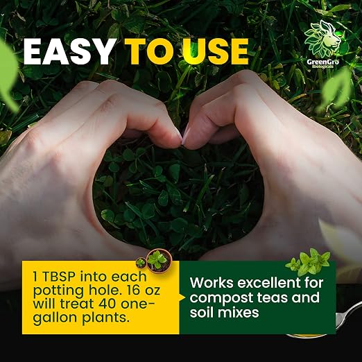 GreenGro Granular Plus Myco, All-in-One Fertilizer with Kelp and Humic Acid for Plants, Organic Root Stimulator Plant Food with Mycorrhizae for Indoor & Outdoor Gardens